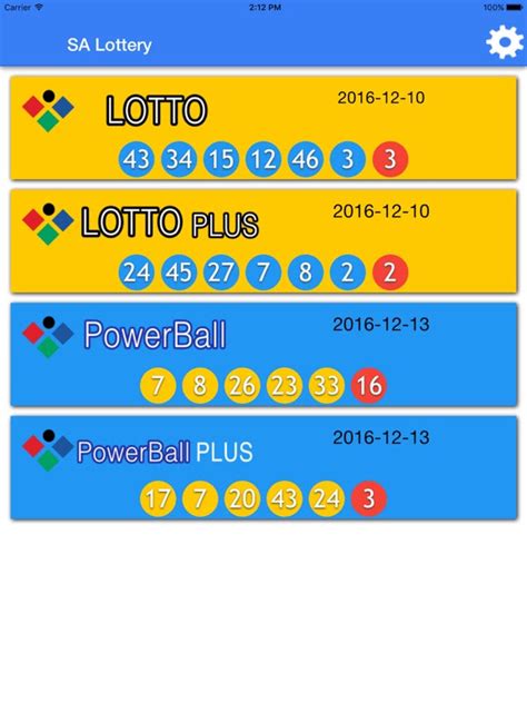 lotto game result yesterday